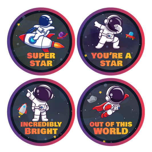 Astronaut Award Stickers