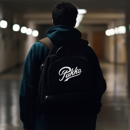 Pukka Logo Black Back Pack