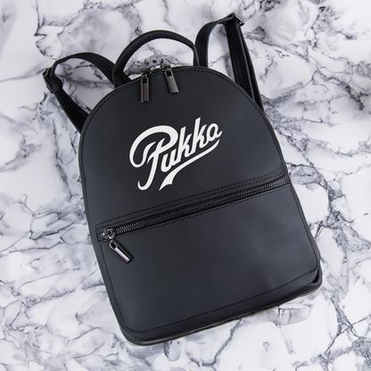 Pukka Logo Black Back Pack