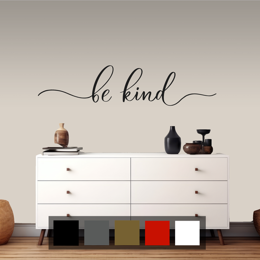 Be Kind Wall Sticker Decal