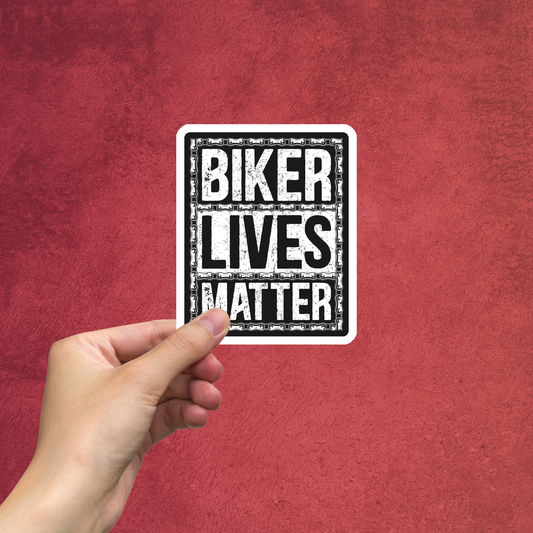 Biker Lives Matter Large Sticker