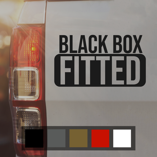 Black Box Fitted Car Decal