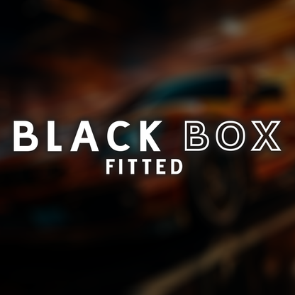 Black Box Fitted Text Car Decal