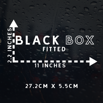 Black Box Fitted Text Car Decal