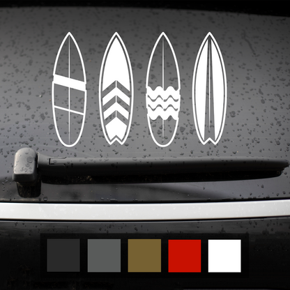 Boards Surfer Car Sticker Decal