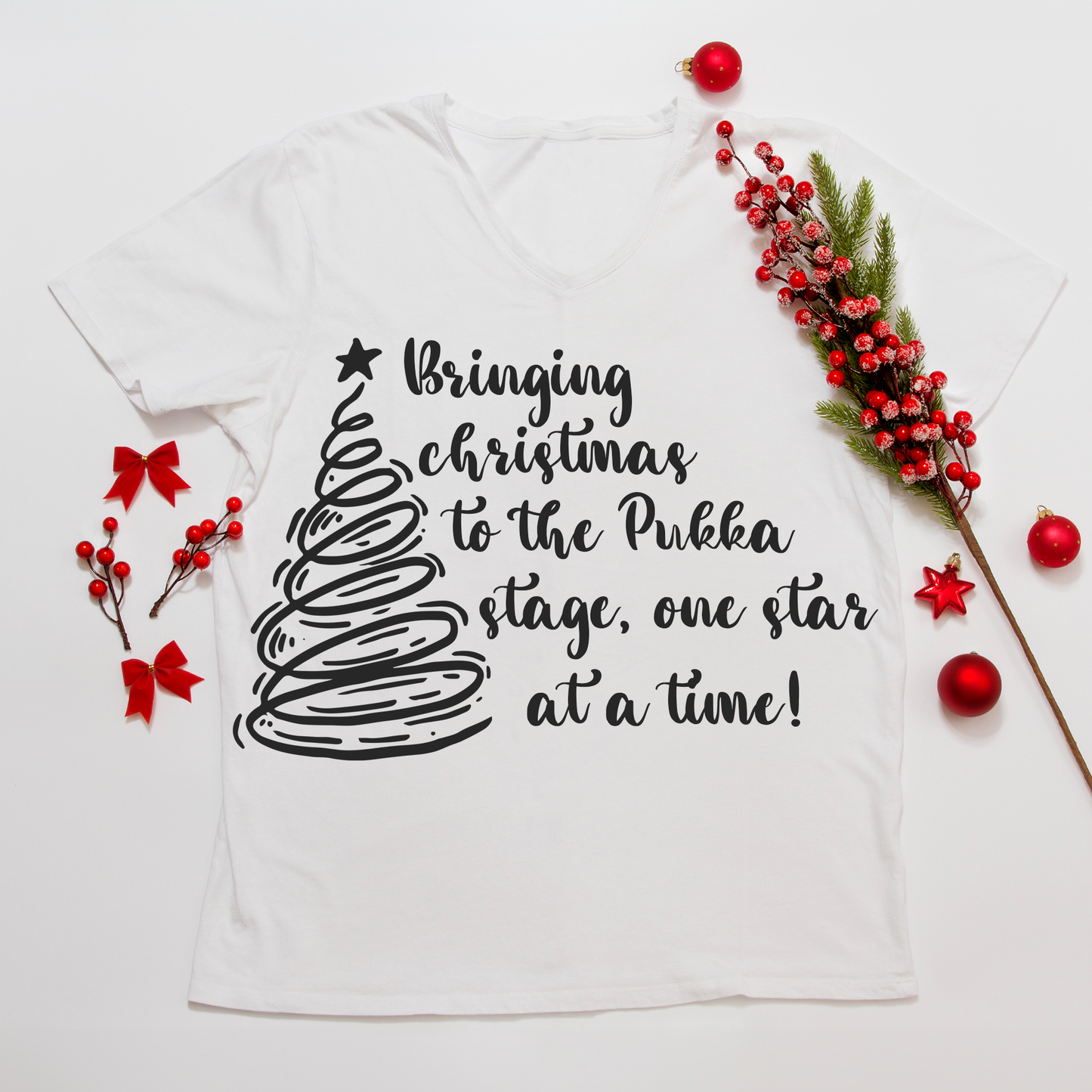 Bringing Christmas White T-Shirt