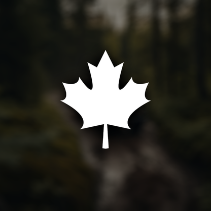 Canadian Leaf Car Sticker Decal
