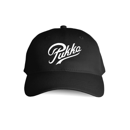 Plain Black Pukka Cap