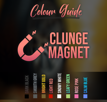 Clunge Magnet Funny Car Decal