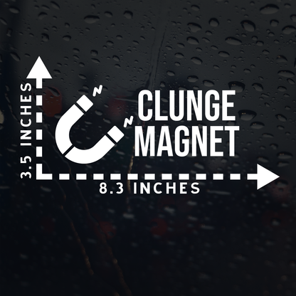 Clunge Magnet Funny Car Decal