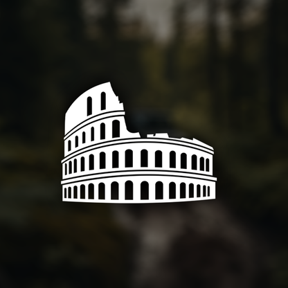 Coliseum Italian Car Sticker Decal