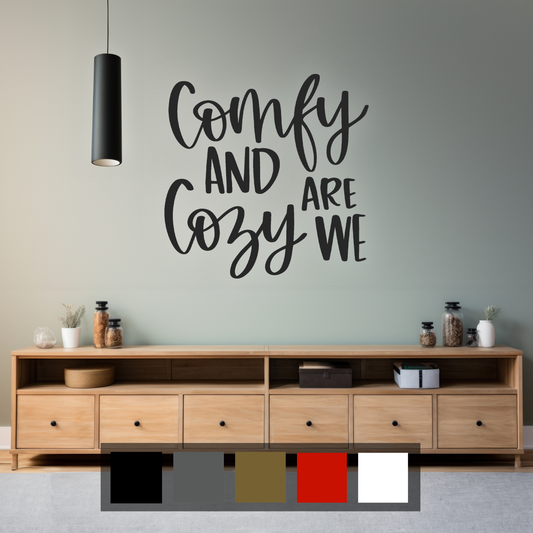 Comfy and Cozy Wall Sticker Decal