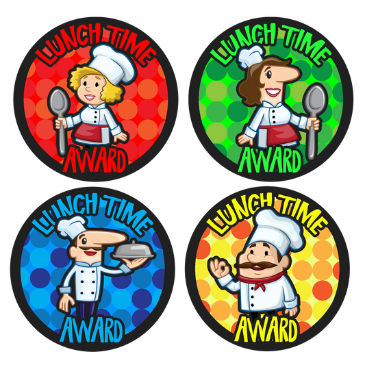 Lunchtime Award Stickers