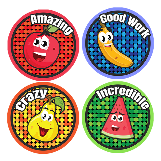 Sweet Scented Crazy Fruit Award Stickers