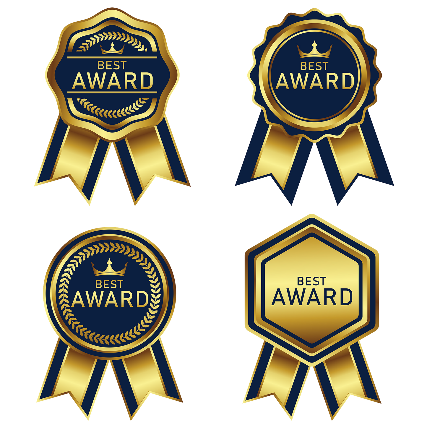 Holographic Best Award Teachers Stickers