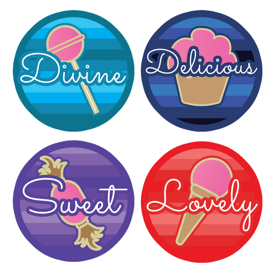 Sweet Scented Candy Award Teachers Stickers