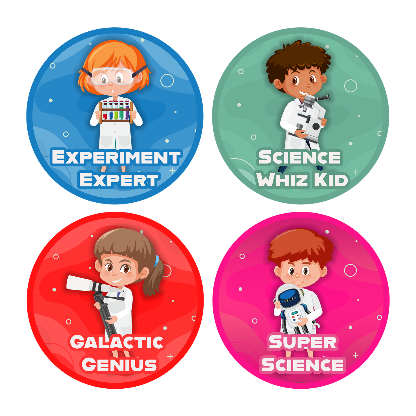 Science Award Stickers