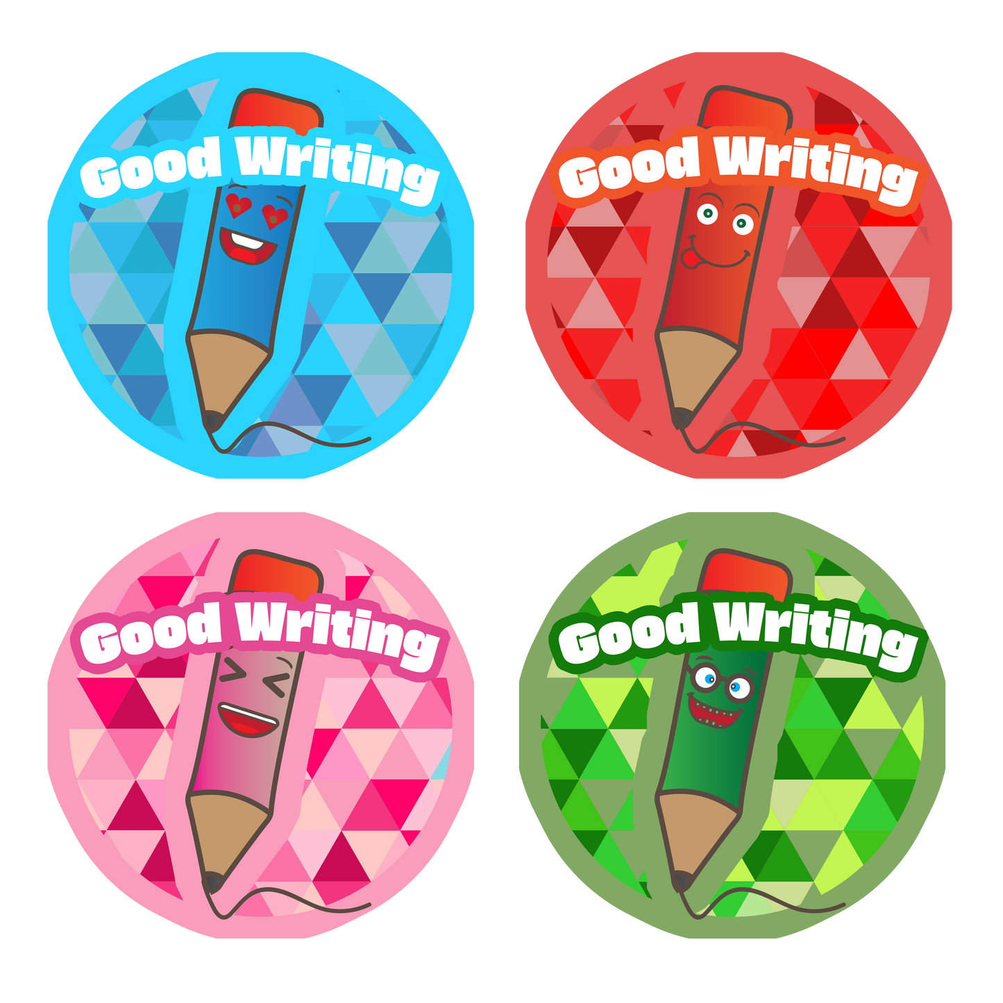 Good Writing Award  Stickers