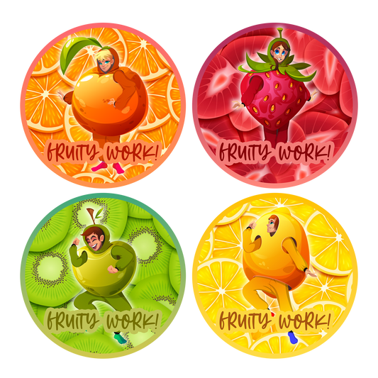 Fruit Scented Award Teachers Stickers