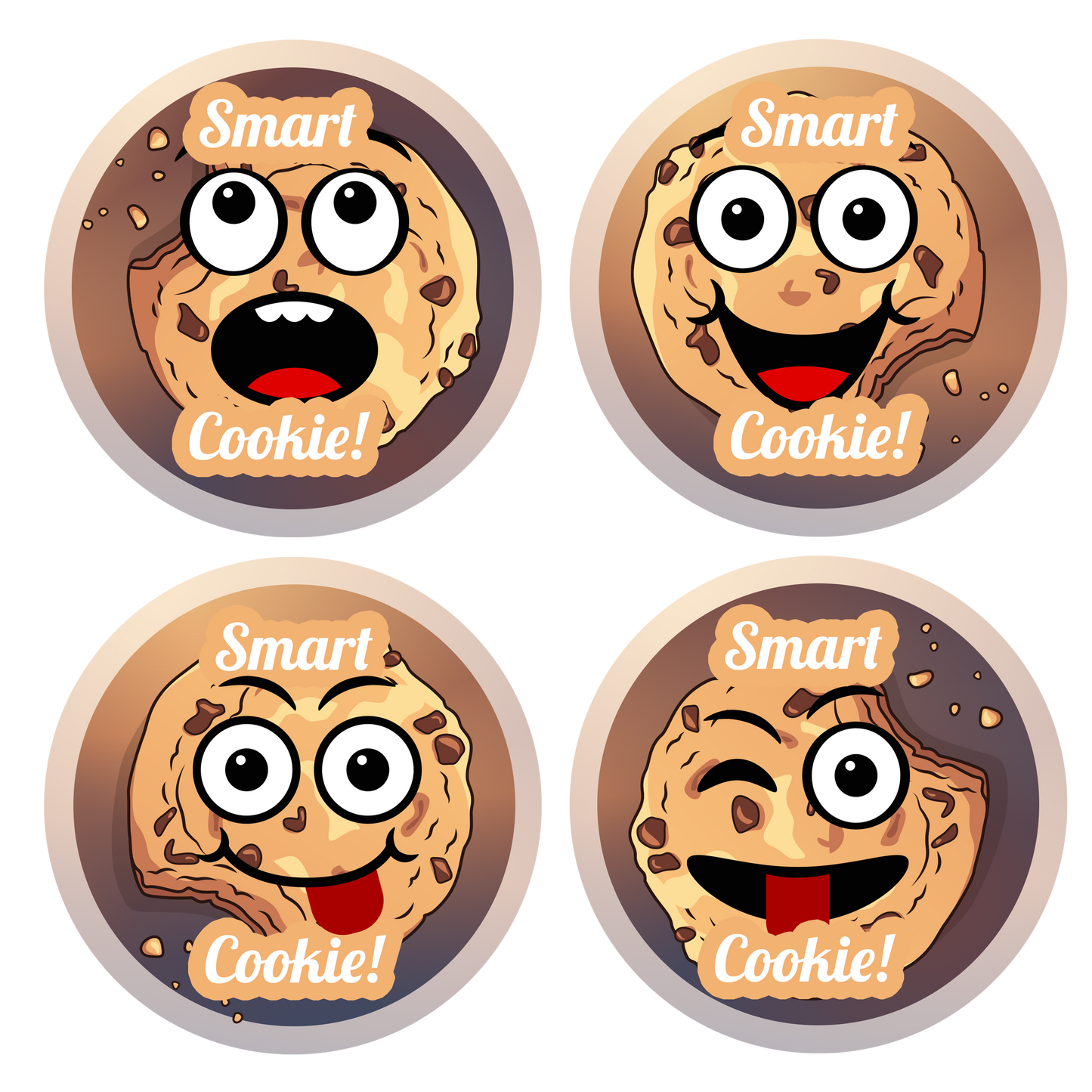 Choclate Scented Cookie Award Stickers