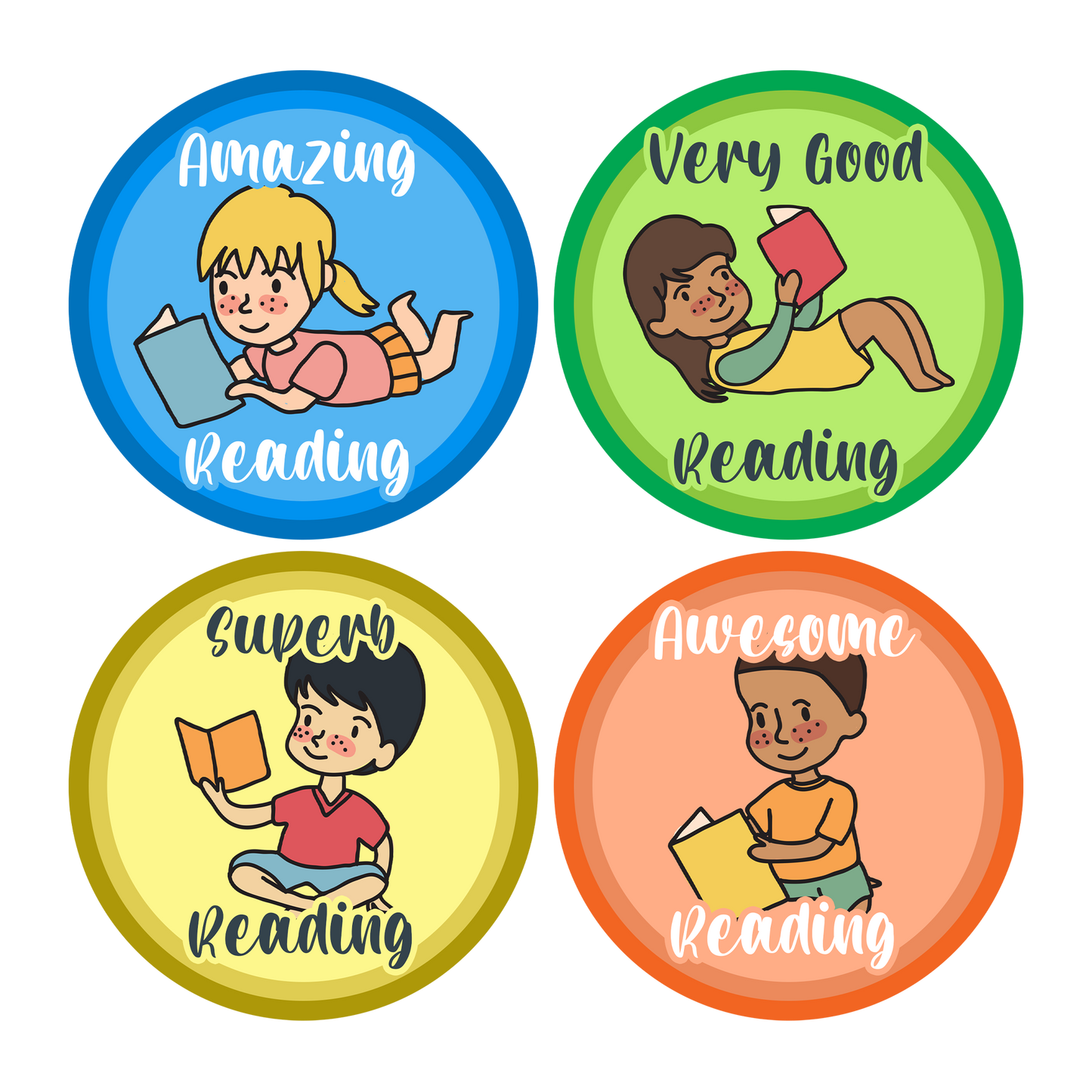 Reading Award Stickers