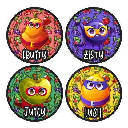 Fruit Heroes Scented Award Teachers Stickers