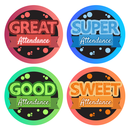 Attendance Award Stickers