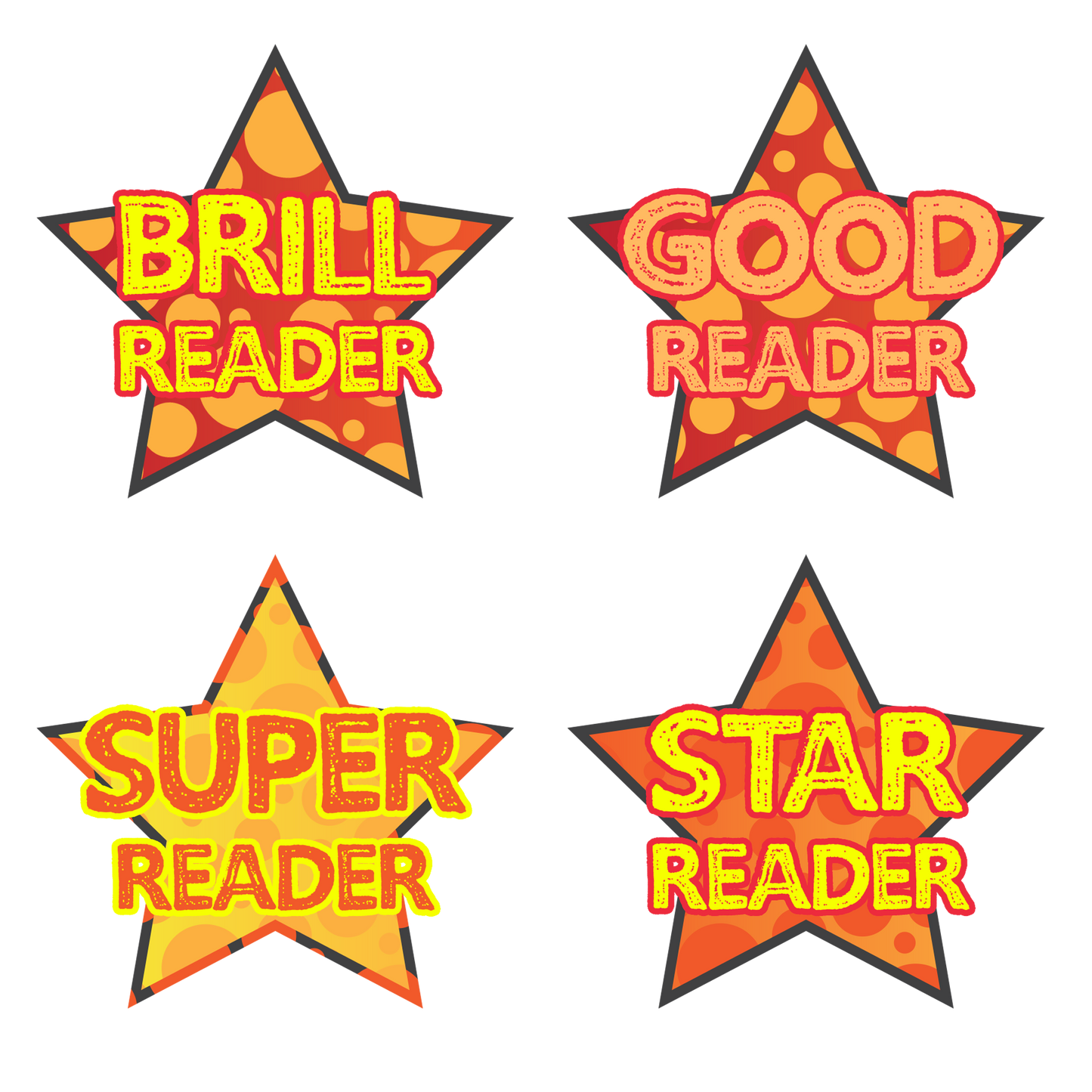 Holographic Gold Star Award Teachers Stickers