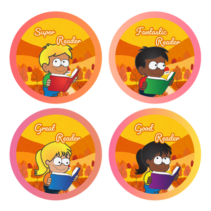 Reading Award Stickers