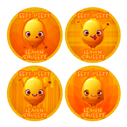 Lemon Squeezy Scented Award Teachers Stickers