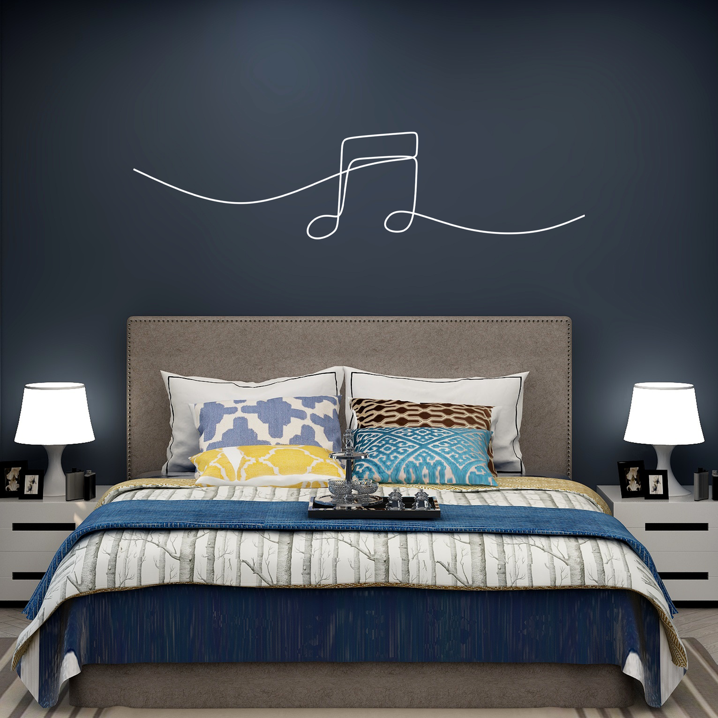 Continuous Note Wall Sticker Decal