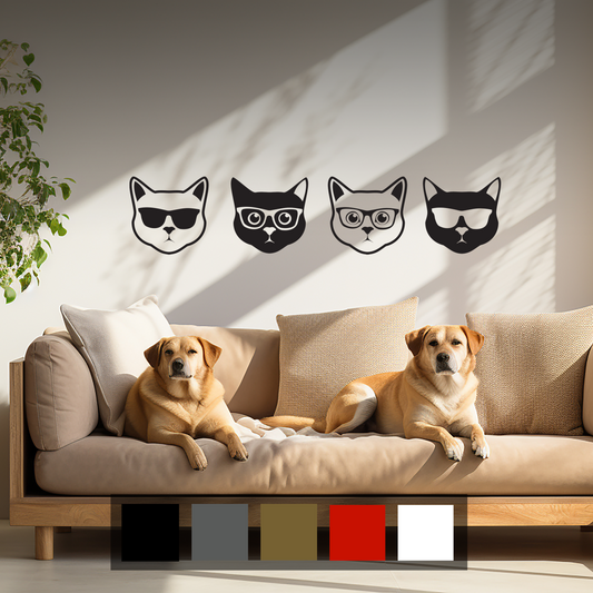 Cool Cats Wall Decal