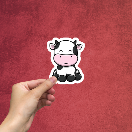 Cute Cow Large Sticker
