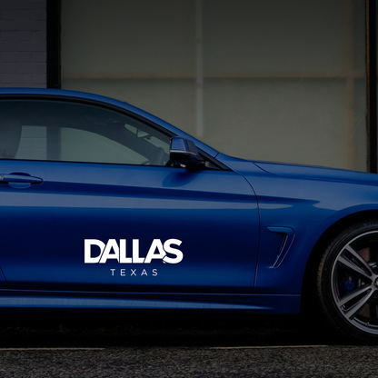 Dallas Texas Car Sticker Decal