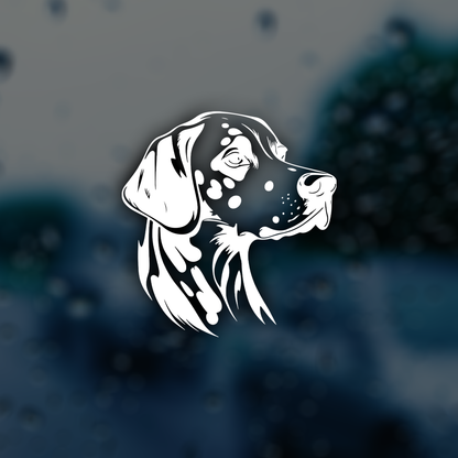 Dalmatian Car Sticker Decal