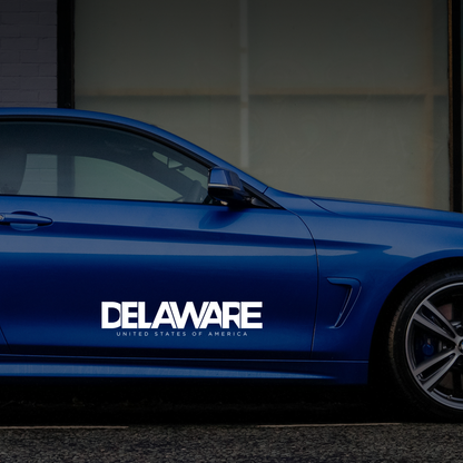 Delaware Car Sticker Decal