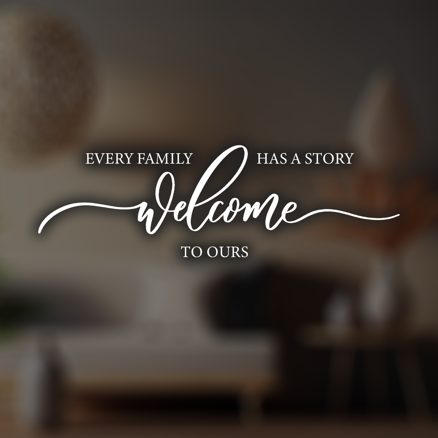 Family Story Wall Sticker Decal