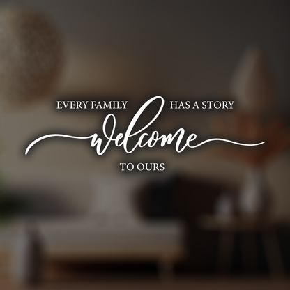 Family Story Wall Sticker Decal