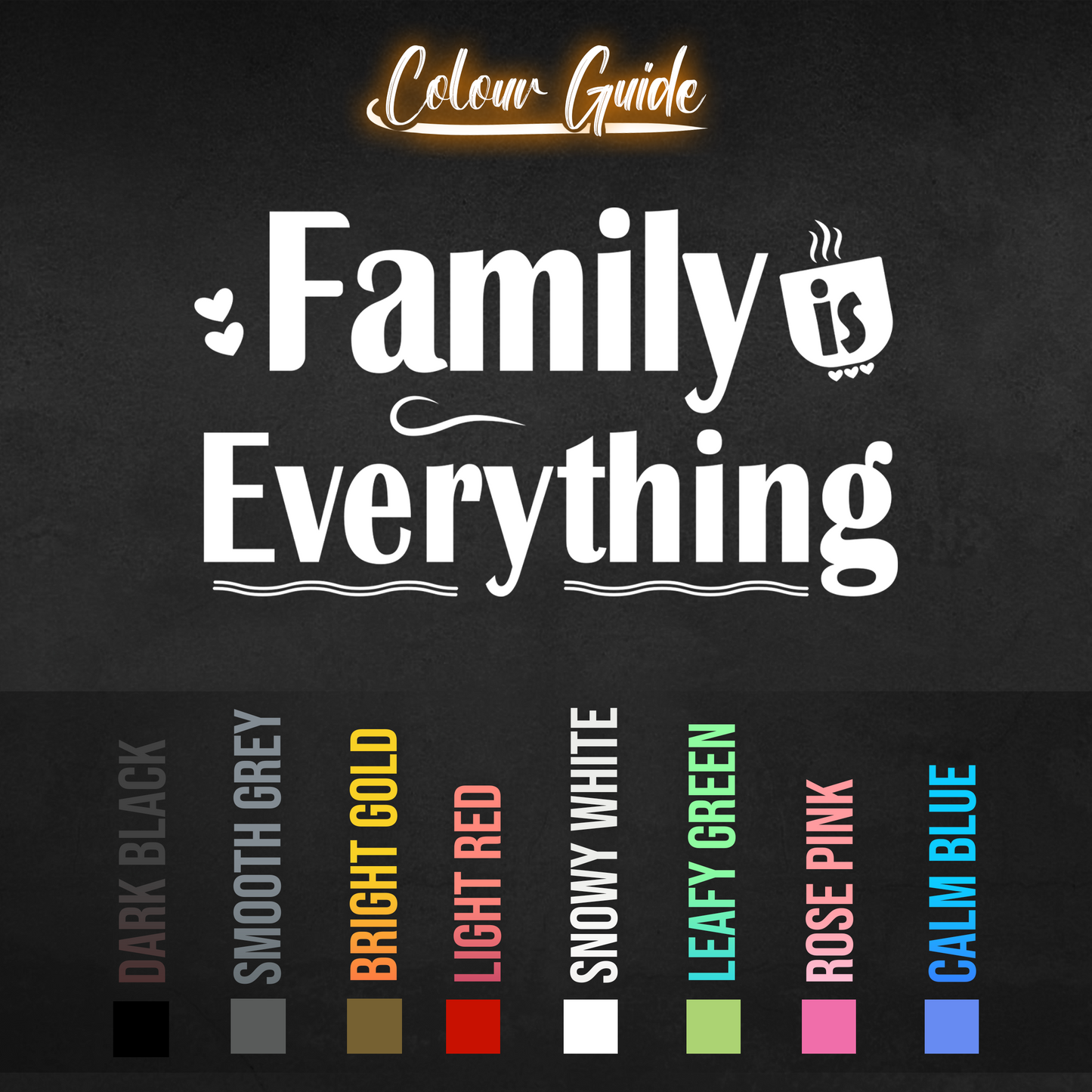 Family is Everything Wall Sticker Decal