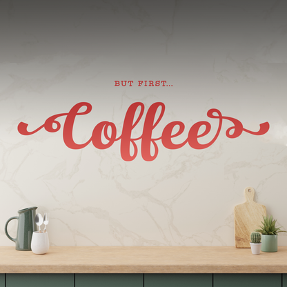 But Fist, Coffee Kitchen Wall Sticker Decal