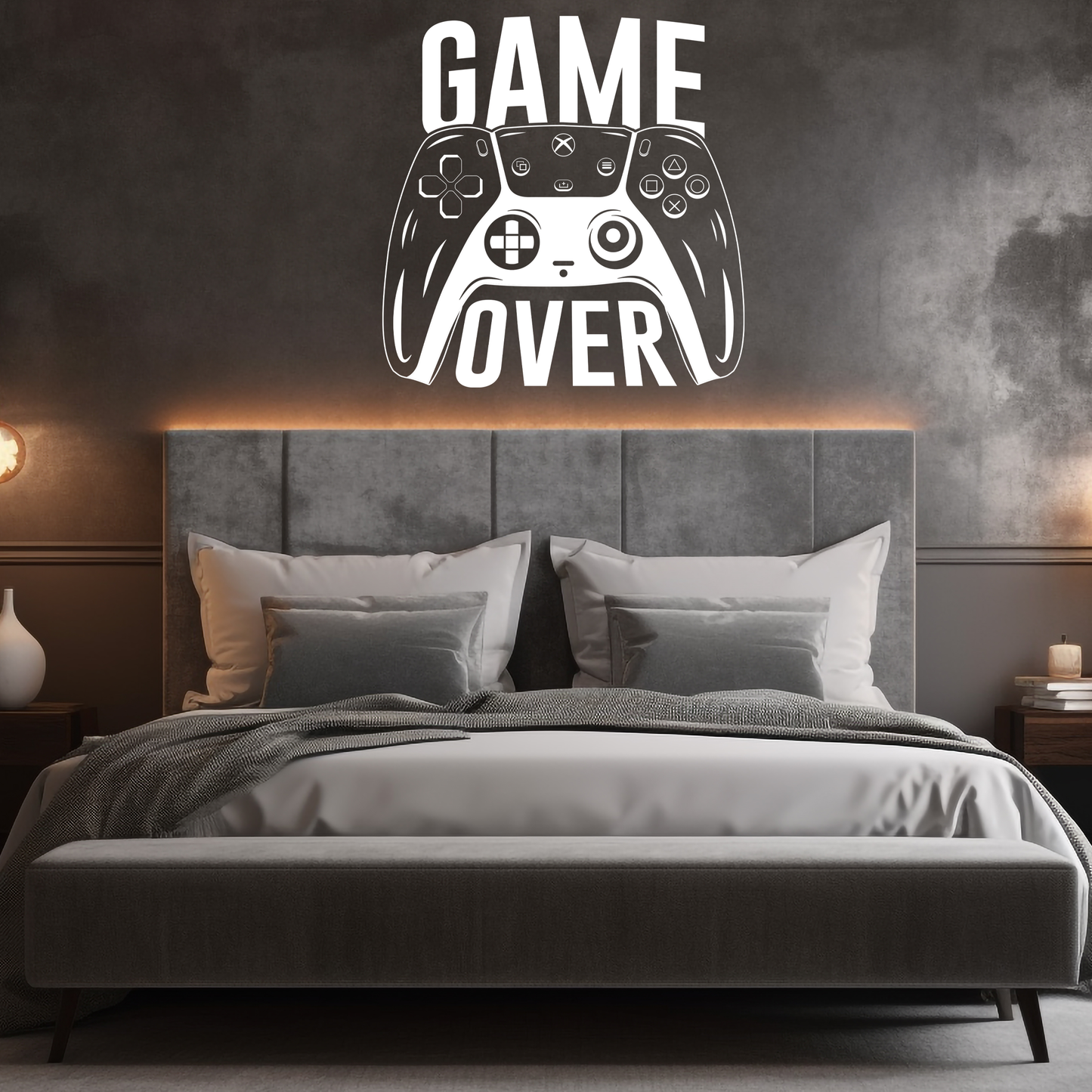 Game Over Remote Wall Sticker Decal