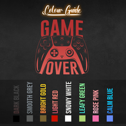 Game Over Remote Wall Sticker Decal
