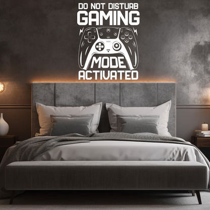 Gaming Mode Wall Sticker Decal
