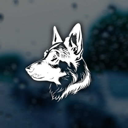 German Shepard Car Sticker Decal