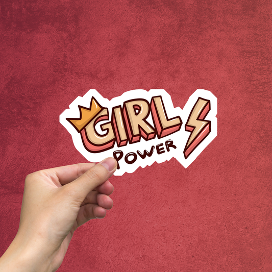 Girl Power Large Sticker