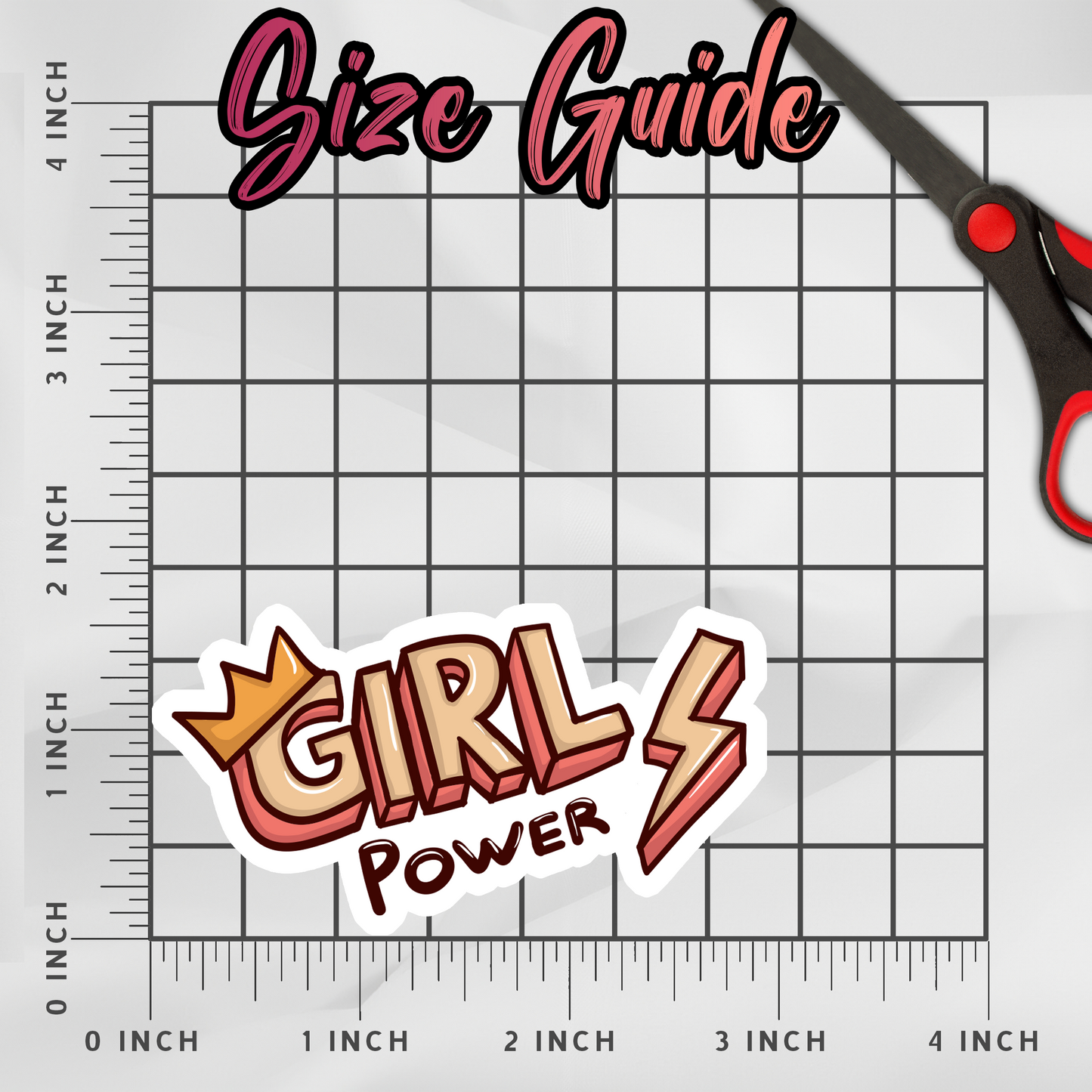 Girl Power Large Sticker