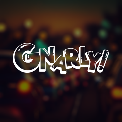 Gnarly Surfer Car Sticker Decal