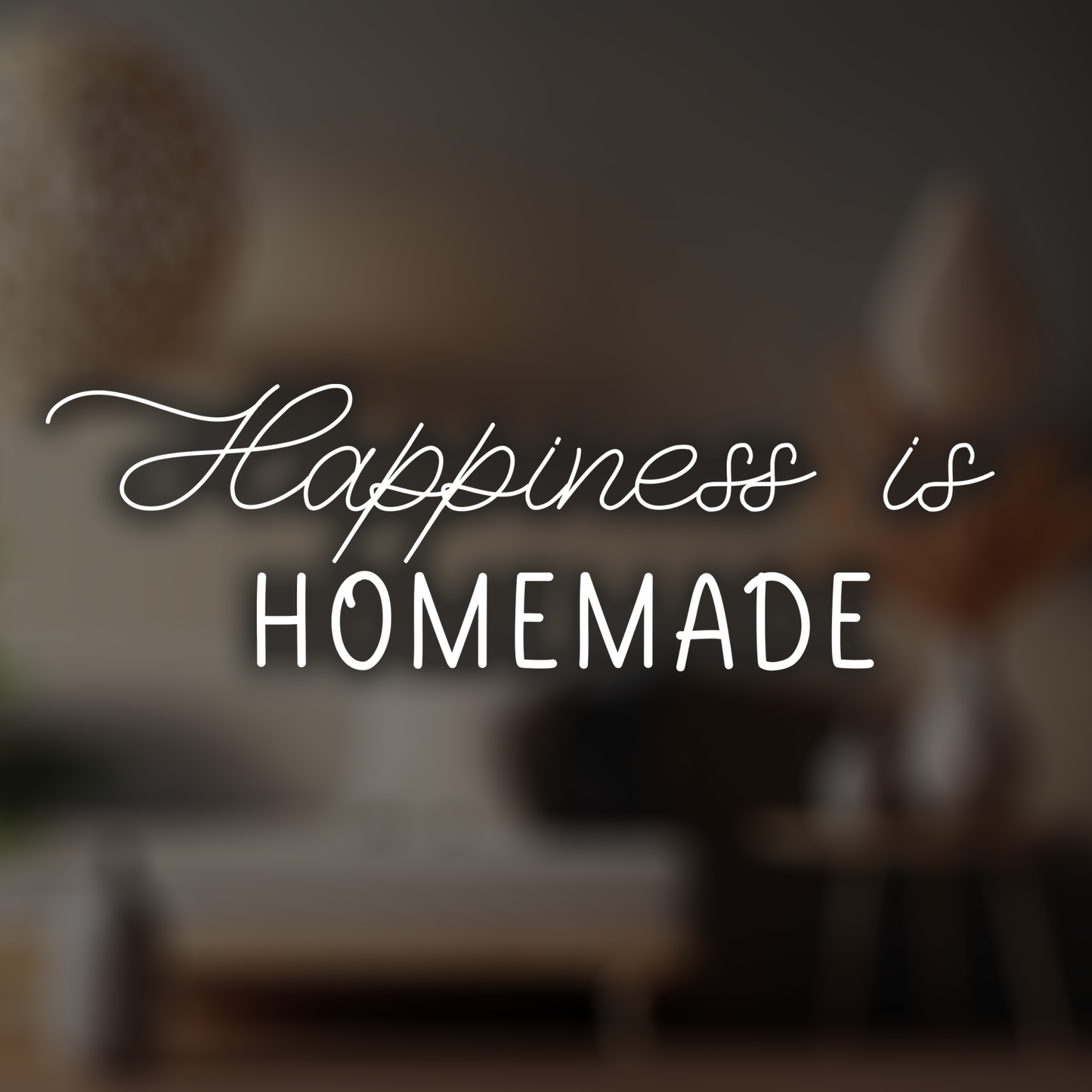 Homemade Happiness Wall Sticker Decal