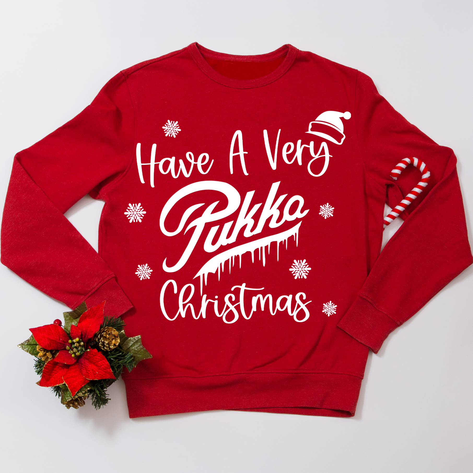 Have A Very Pukka Christmas Red Sweatshirt