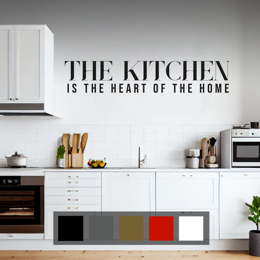 Heart of the Home Kitchen Wall Sticker Decal